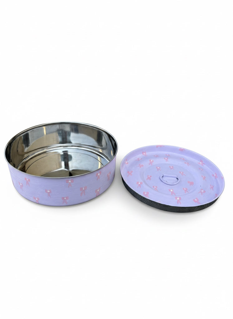 Handpainted Bow Spice Box