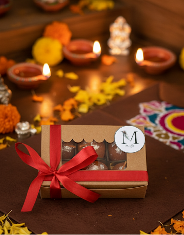 Festive Glow Motichoor Laddu Candle